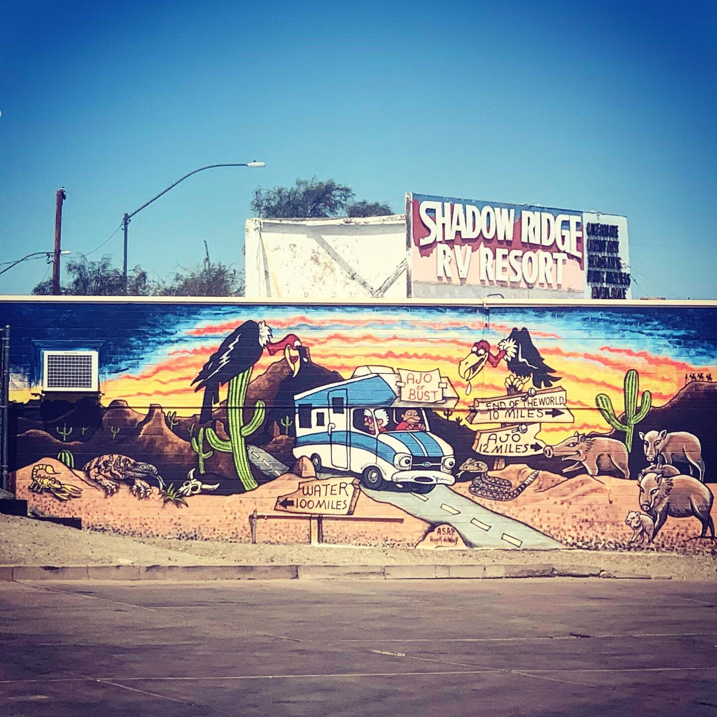 We busted Ajo, and kept driving all the way to a Mexican beach town for a day trip. Then, it rained, so we ate lots of seafood, and drove back to Arizona.  #mexicoborder #arizonaborder #mexicanbeach