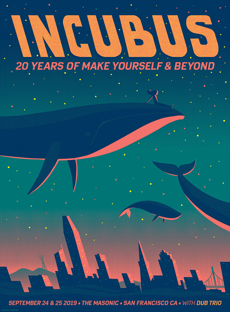 Incubus Concert Poster