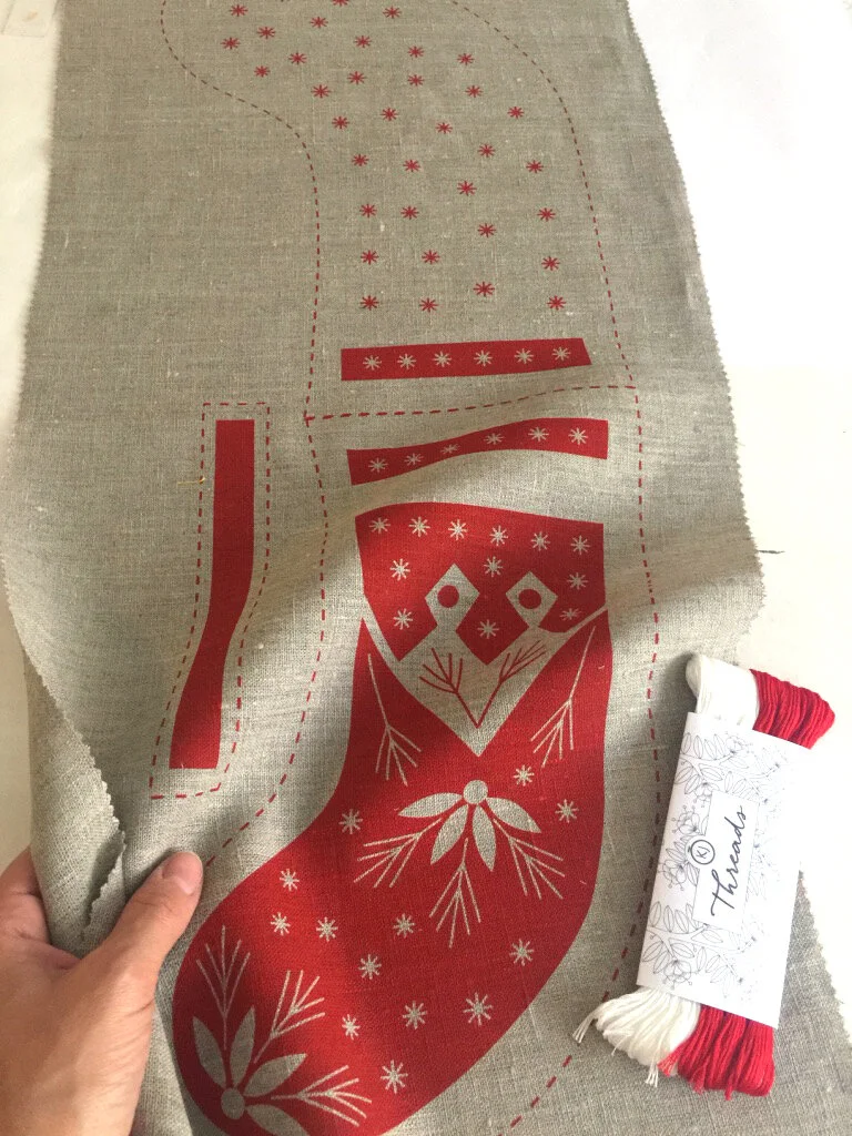 red christmas stocking embroidery kasia jacquot - 1.jpg