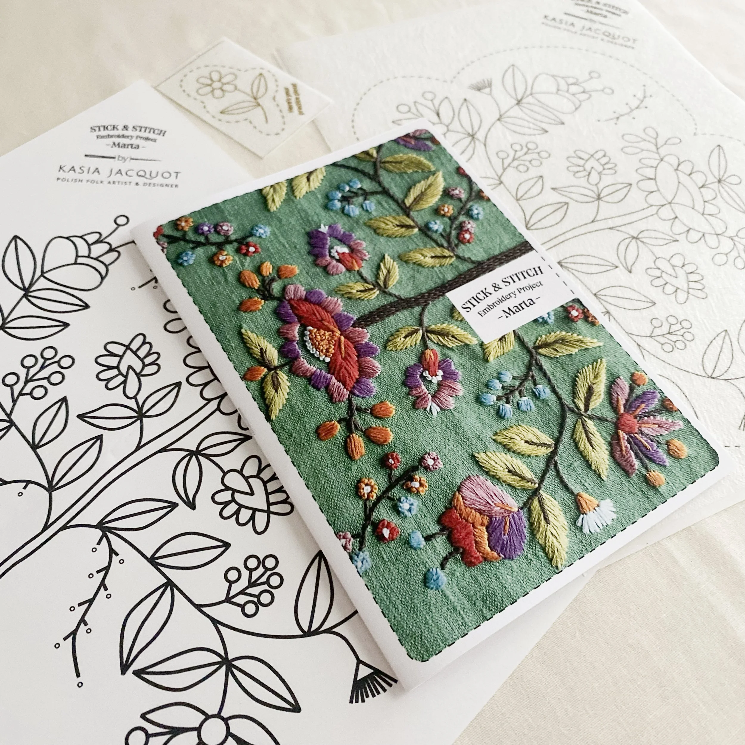 Stick & Stitch Pattern "Marta" $19AUD