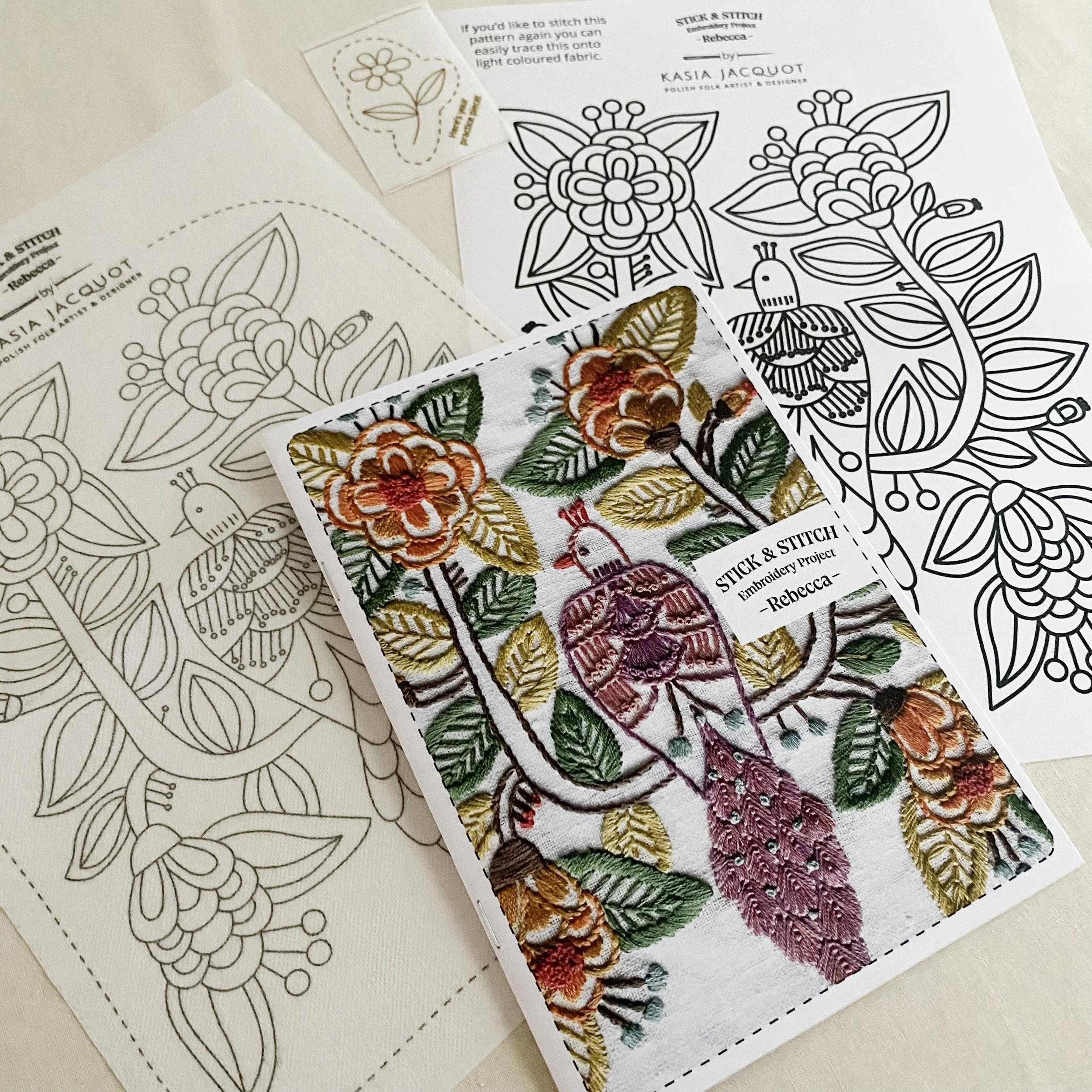 Stick & Stitch Pattern "Rebecca" $19AUD