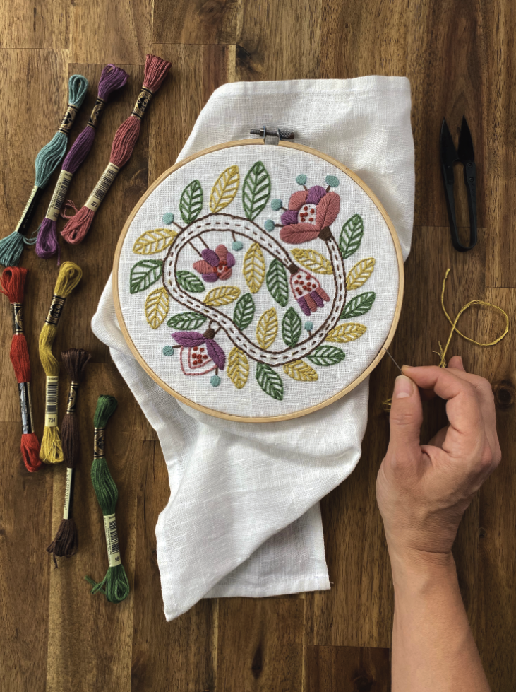 ISABELLE - Beginner friendly and it fits inside a 6 inch hoop.