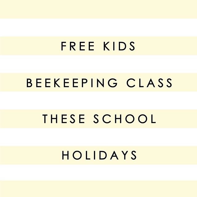 We are running a FREE kids beekeeping class these July holidays. A morning of fun and learning at the Bethells Beach Bee Sanctuary 🐝 We want to teach kids not to be scared of bees and to understand how important they are! A day of Queen spotting, learning about beekeeping, understanding pollination, planting seeds and tasting nectar.... Brought to you by The Queen bee herself (mum) and Jessie, 16th July, 11-1pm, Bethells Beach. Tag yourself in the comments to register your child/children.