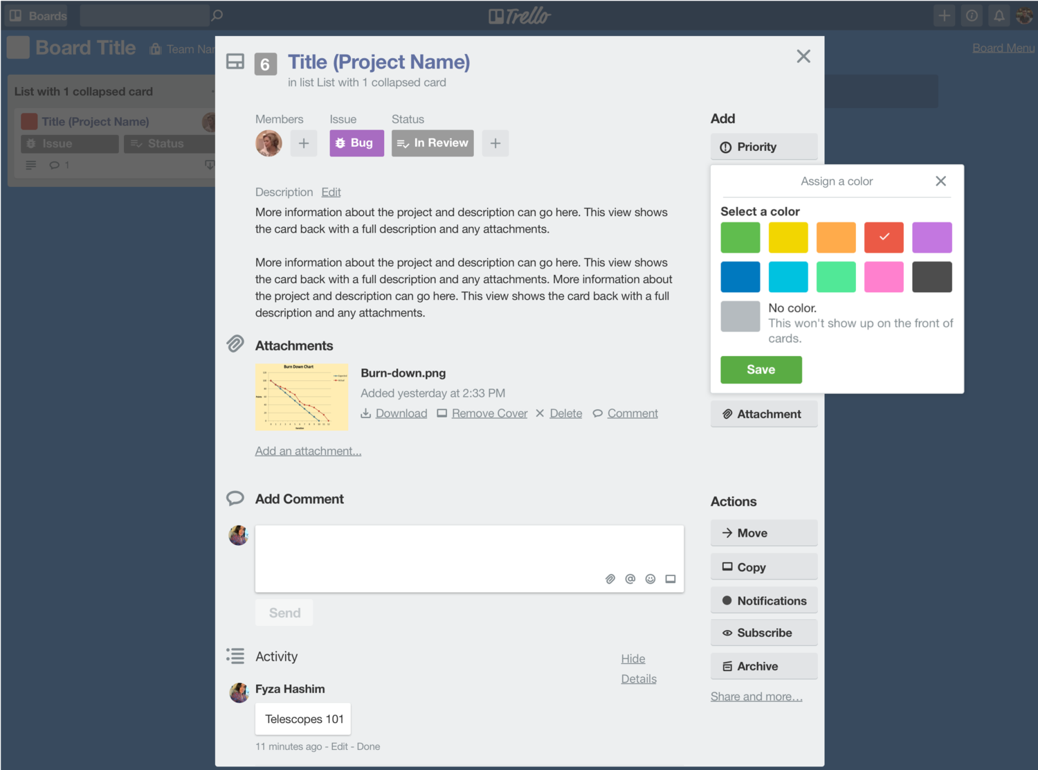 Agile Project Management: Trello Feature Design — Laurie Sugiarto UX Design  / Research