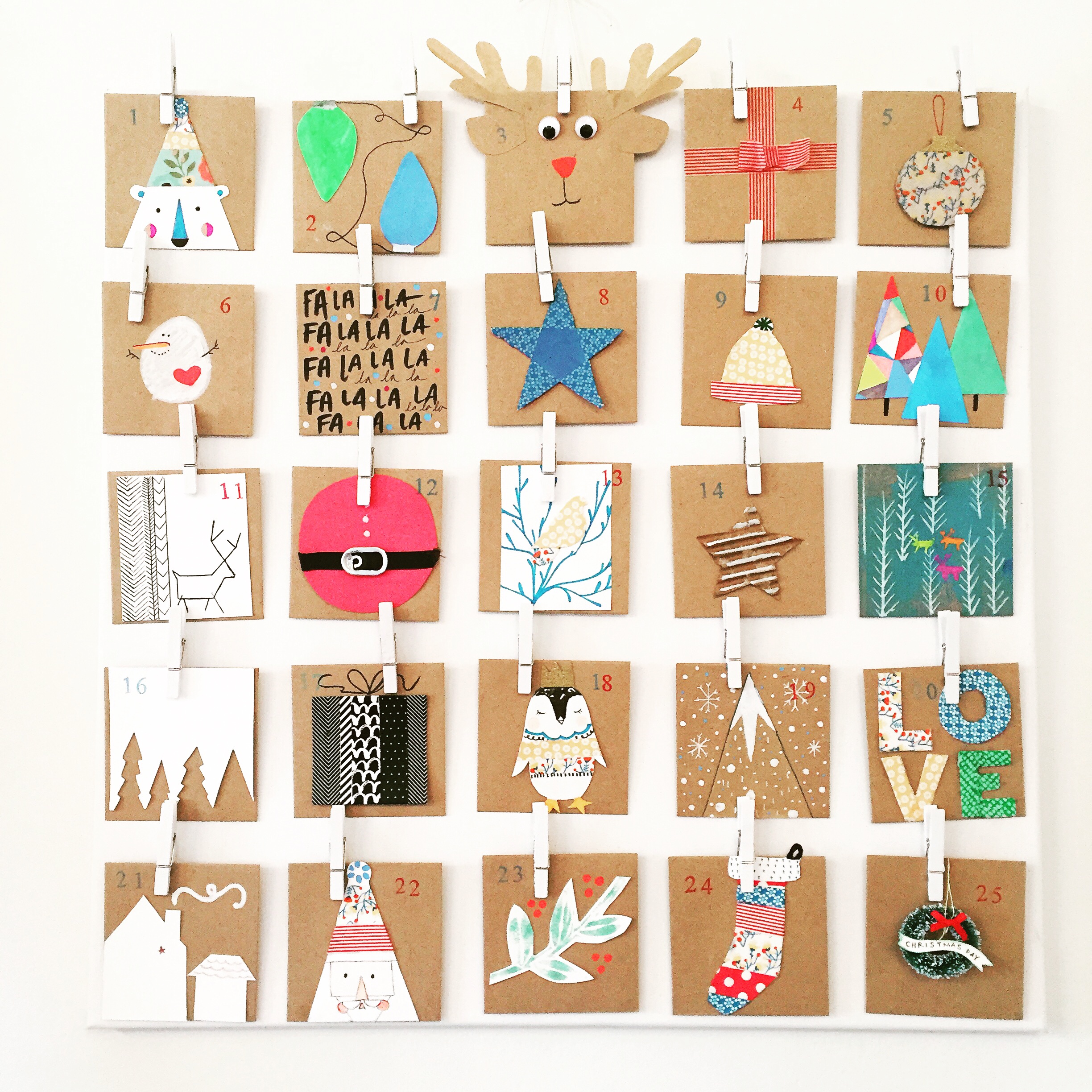 Advent Calendar Holiday Art Project For All Ages — ART CAMP