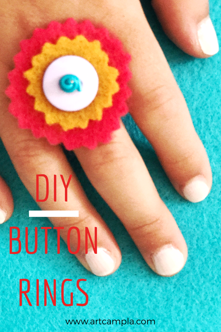 DIY Button Rings — ART CAMP