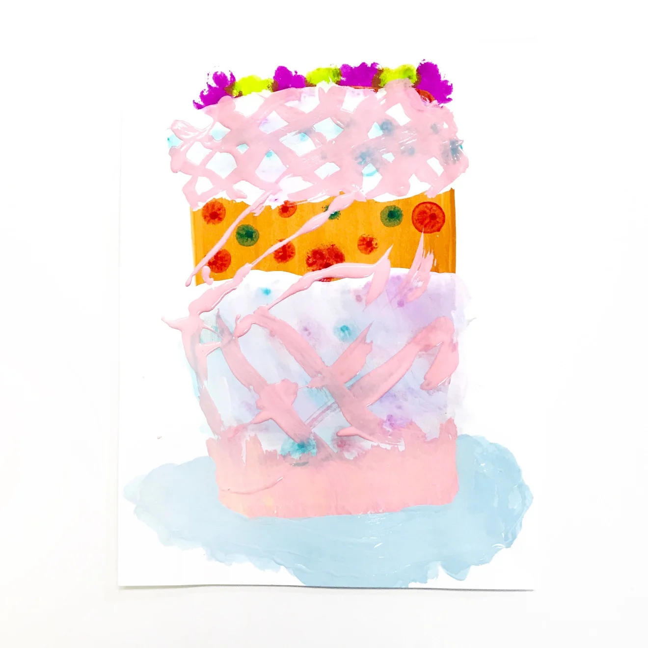 Lots Of Layers Cake ART CAMP