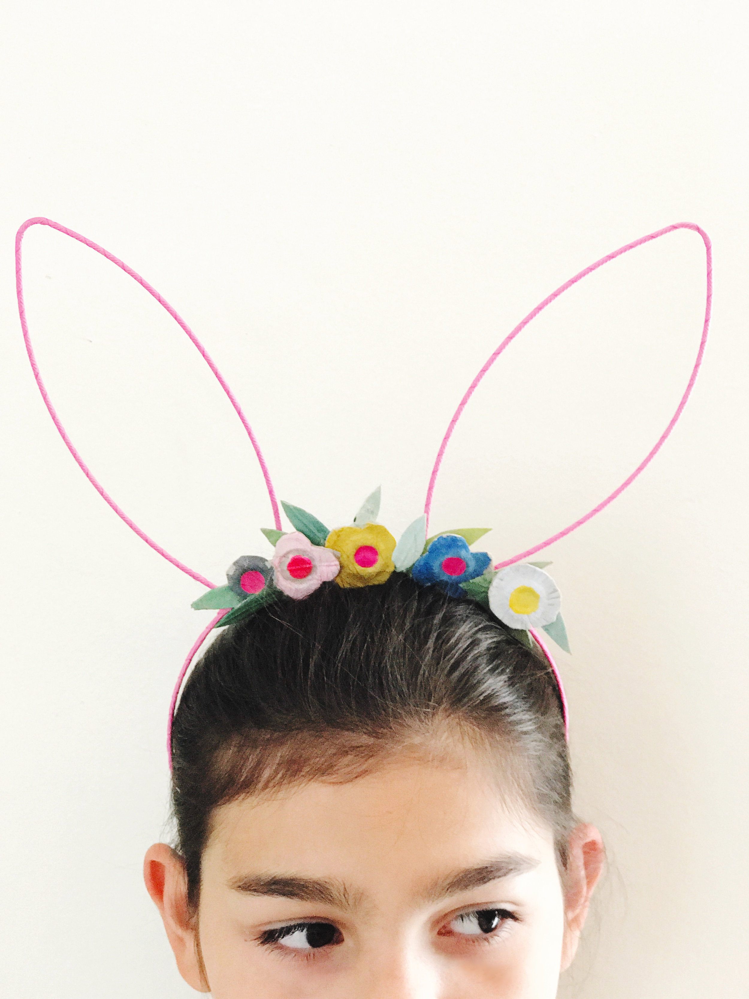 9PCS Cute Bunny Headband for Kids Easter Rabbit Ear Headband Flower Crown Headband Party Favors Easter Holiday Birthday Decoration 3 otters Easter Bunny Ears 