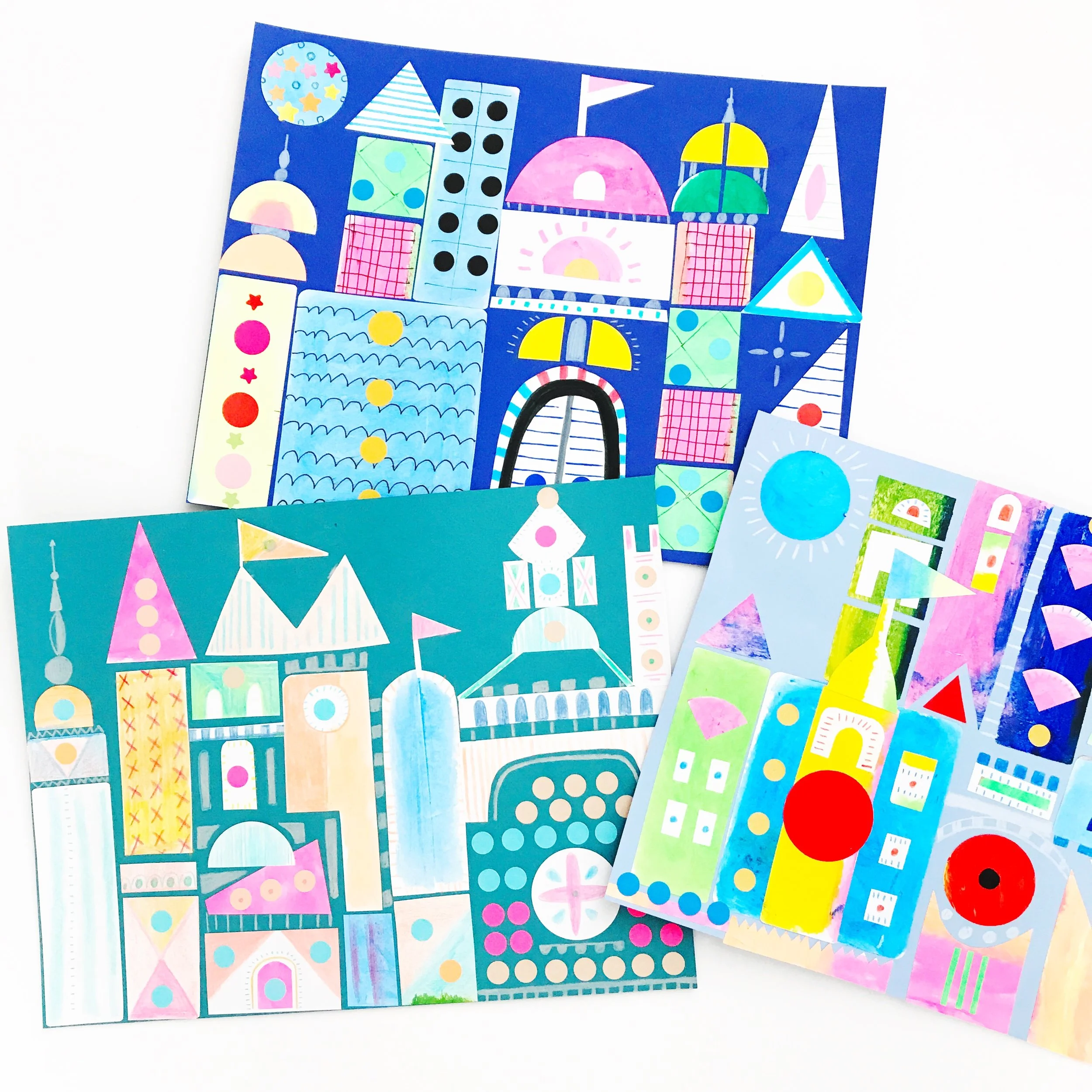 STICKER CASTLE INSPIRED BY MARY BLAIR — ART CAMP
