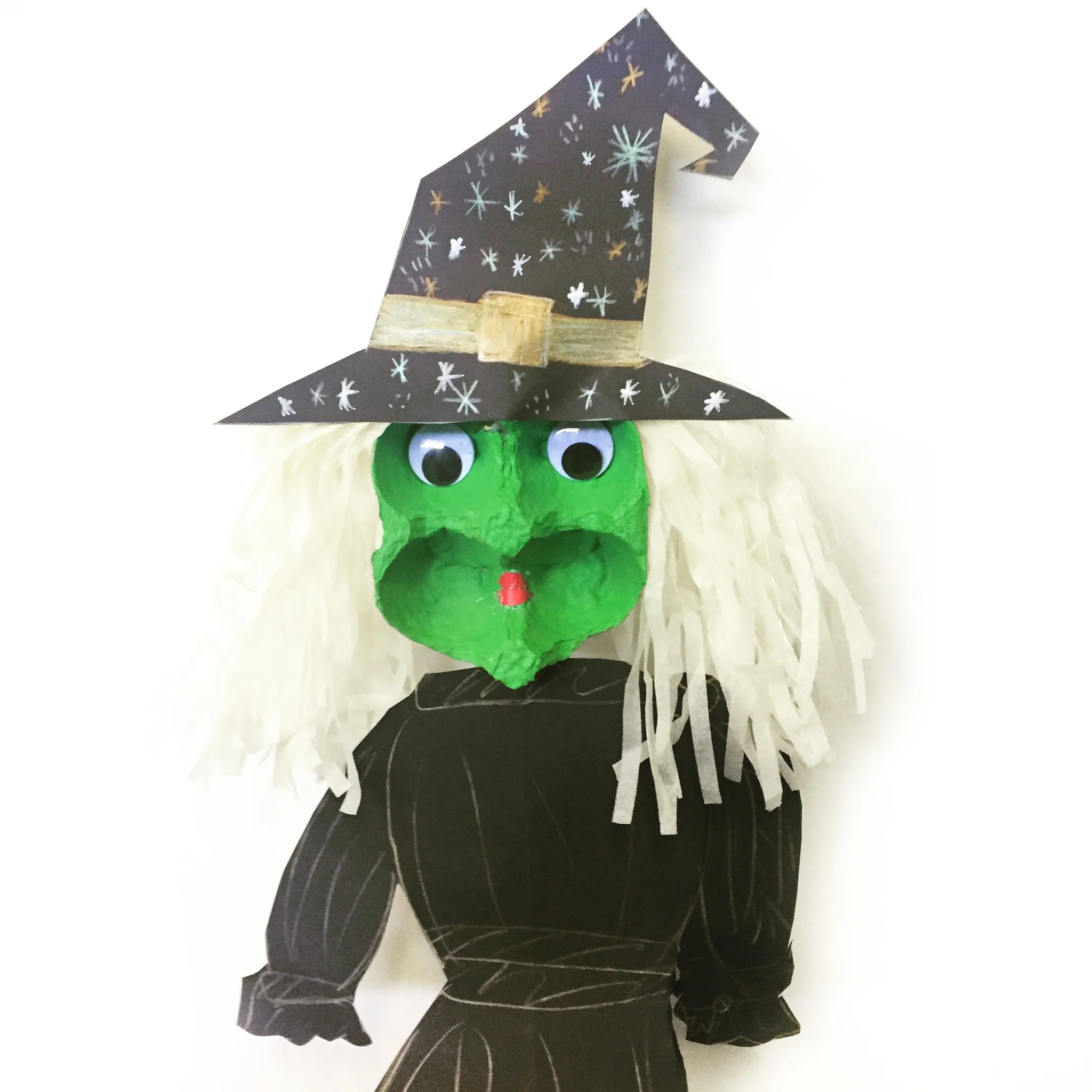 Egg Carton Witch — ART CAMP