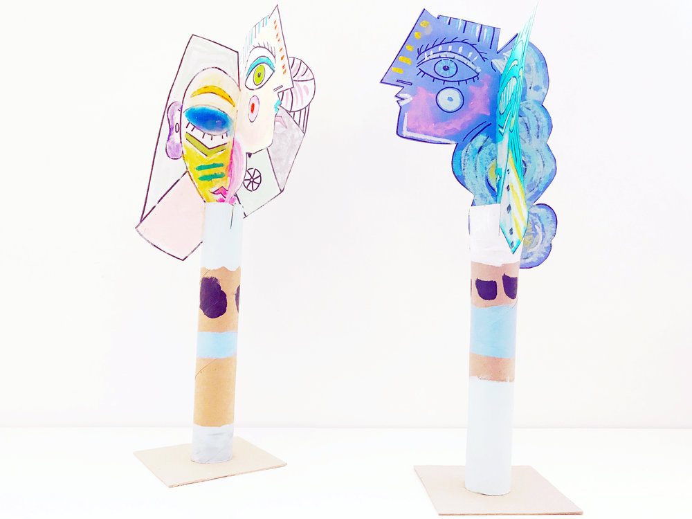 Picasso Style Paper Sculpture Printable — ART CAMP
