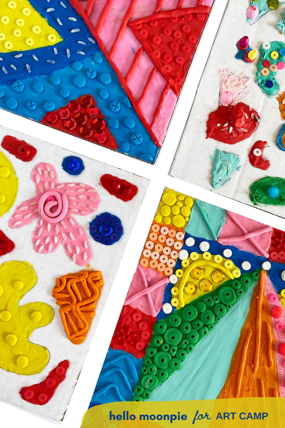 Abstract Clay Project For Kids Inspired By Artist Liz Payne Art Camp