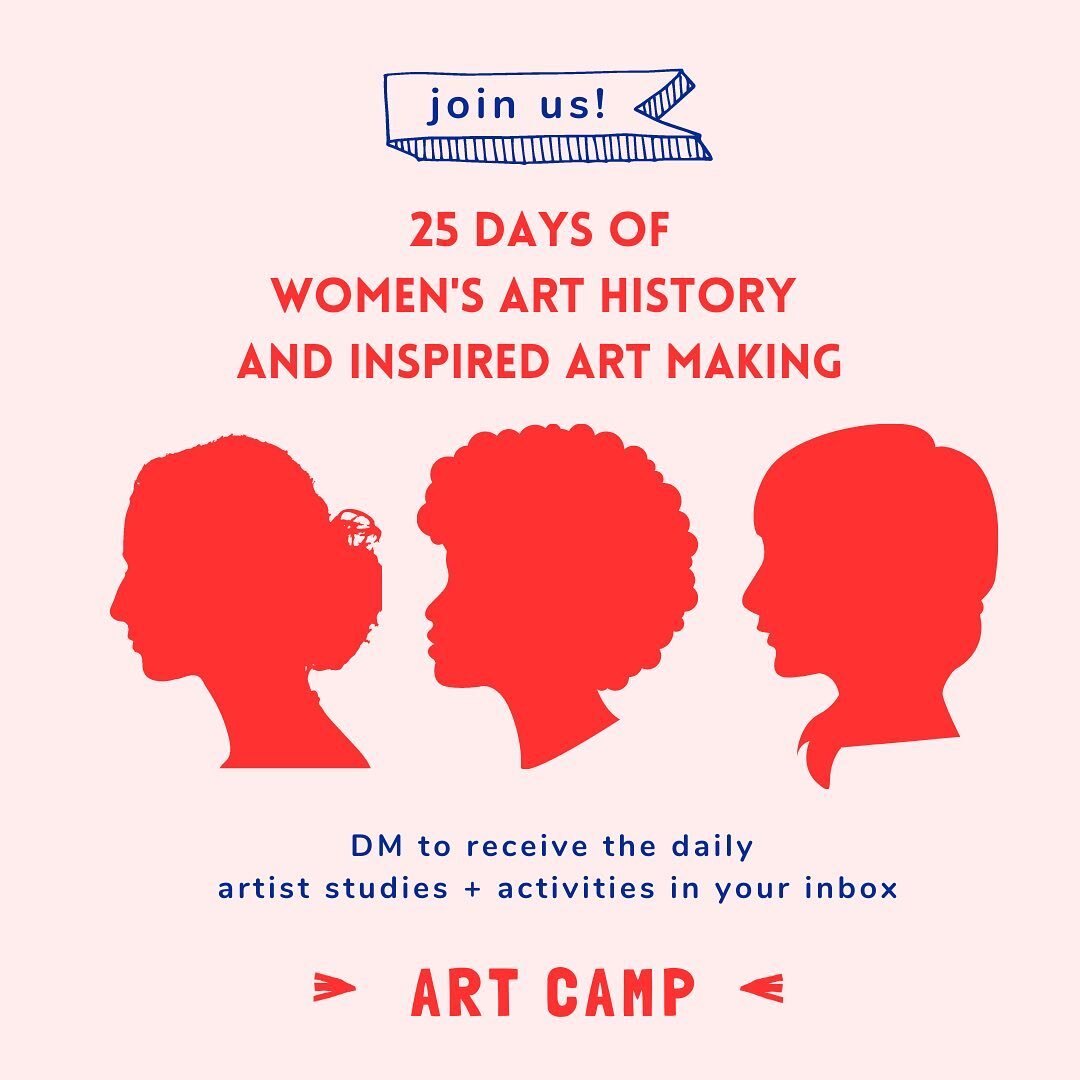 Join us for 25 days of Women's Art History 🎨 

Our annual series spotlights the life and work of 25 wonderful artists paired with 25 fun and educational art activities.

↗️DM us to receive the daily artist studies in your inbox. 

#womensmonth #inte