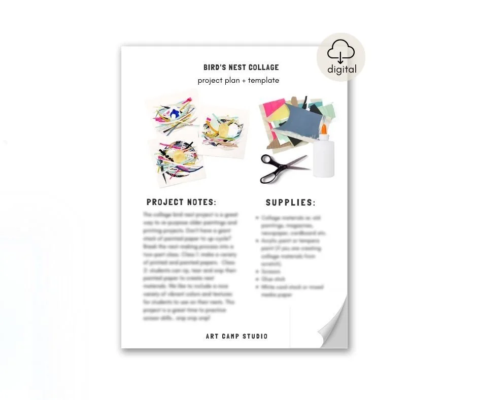 Bird's Nest Collage- Project PDF