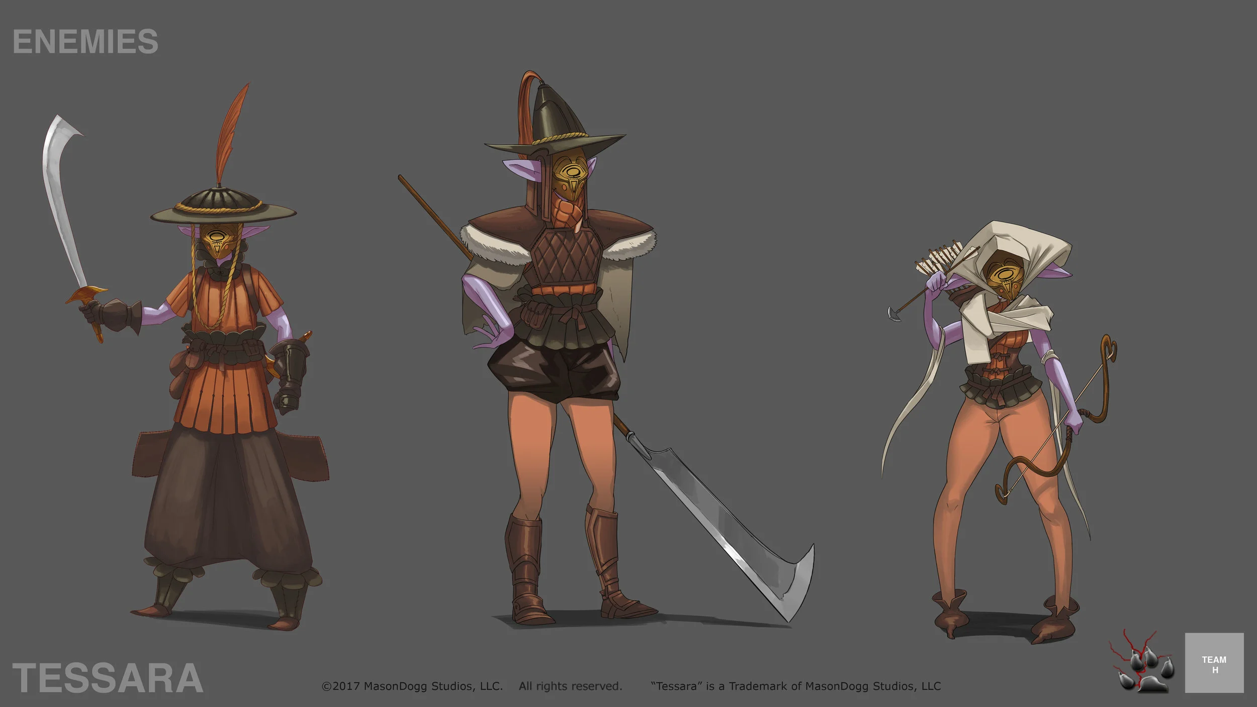 Enemy soldier designs
