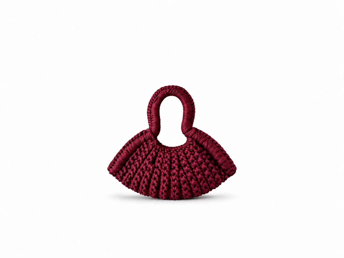 Croissant Shoulder Bag Red Riche