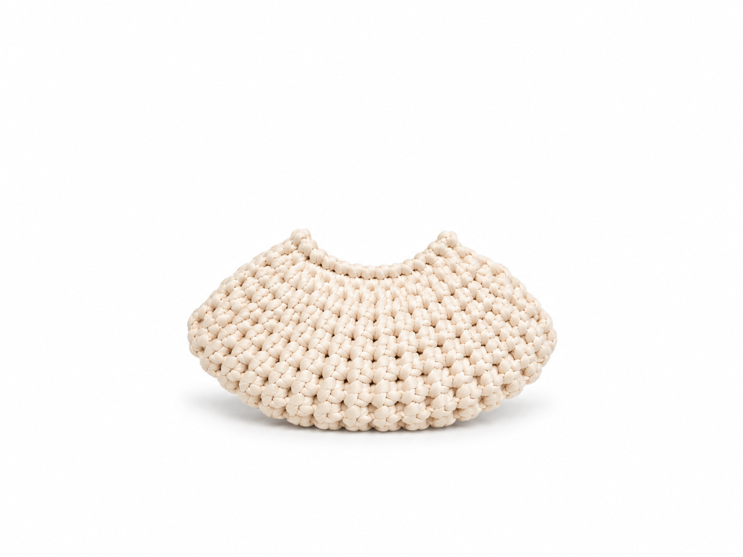 Croissant Clutch Bag Crème