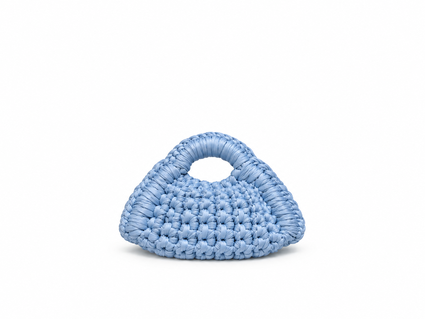 Croissant HandBag Macaron Bleu