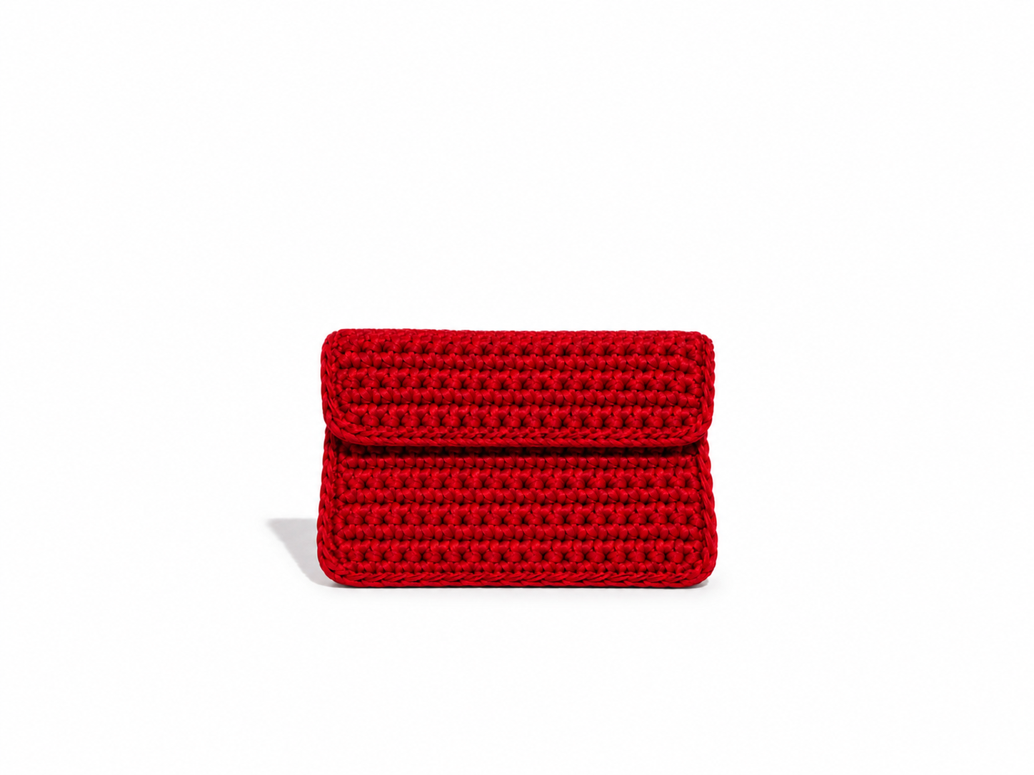 Baguette Envelope Clutch Cherry