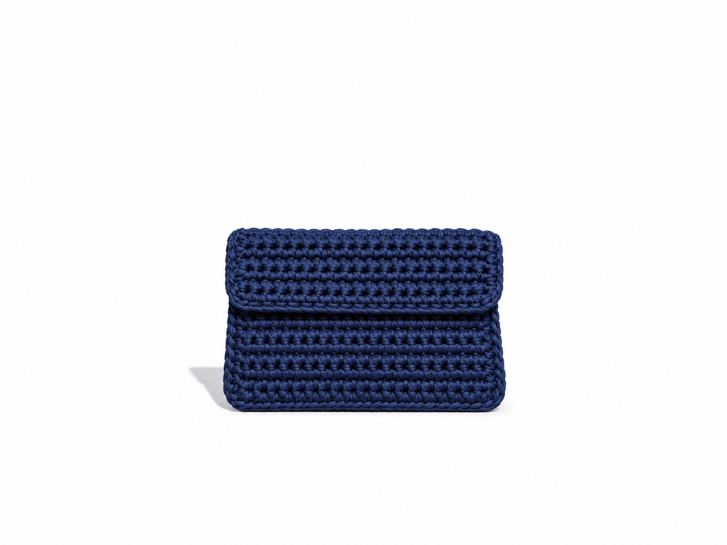 Baguette Envelope Clutch Denim