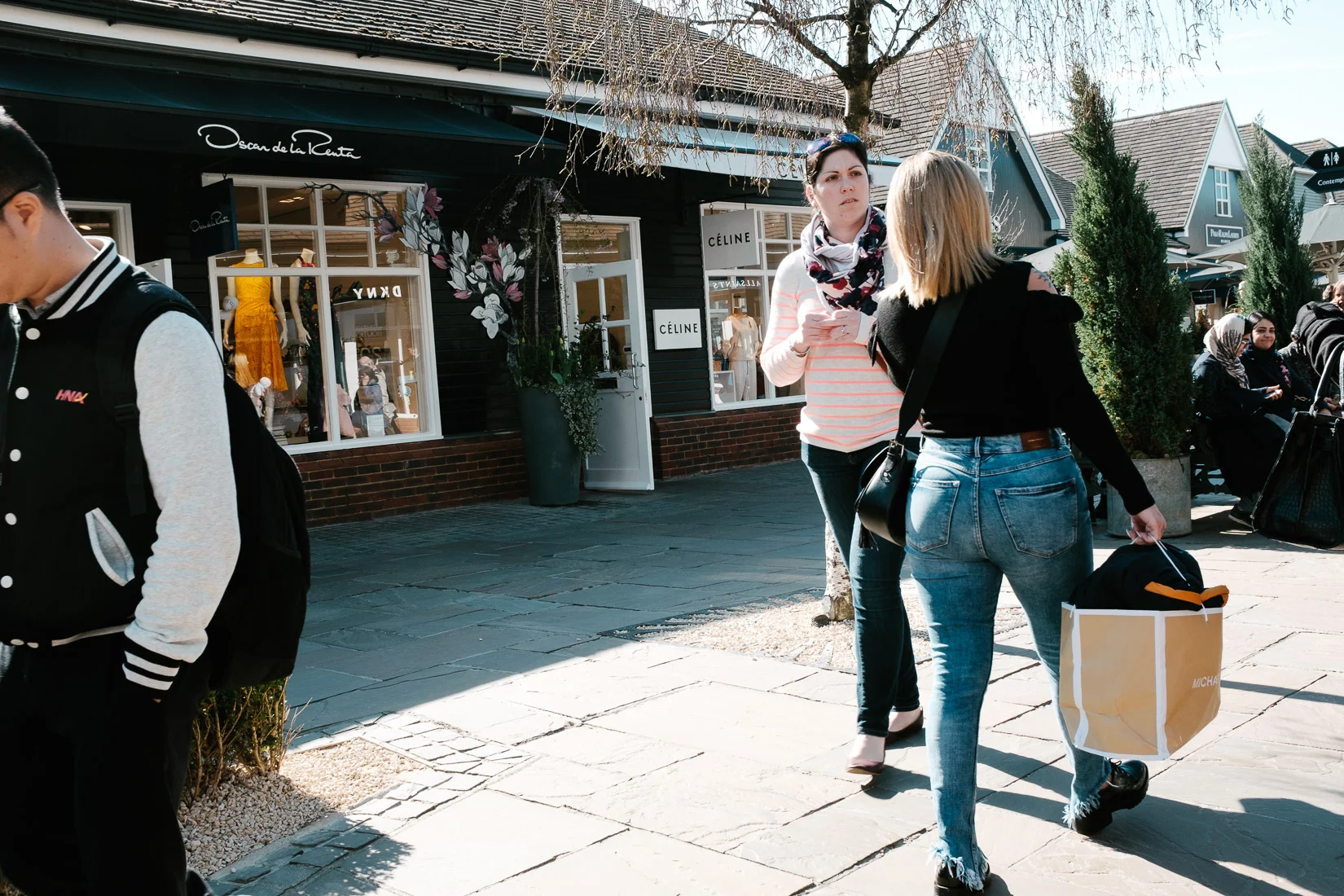 Shoppers at Bicester Village