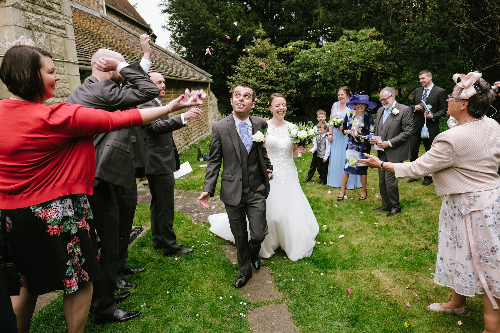  The wedding of Charlie and Pete, at St. Leonard's church and Lains Barn, Wantage 