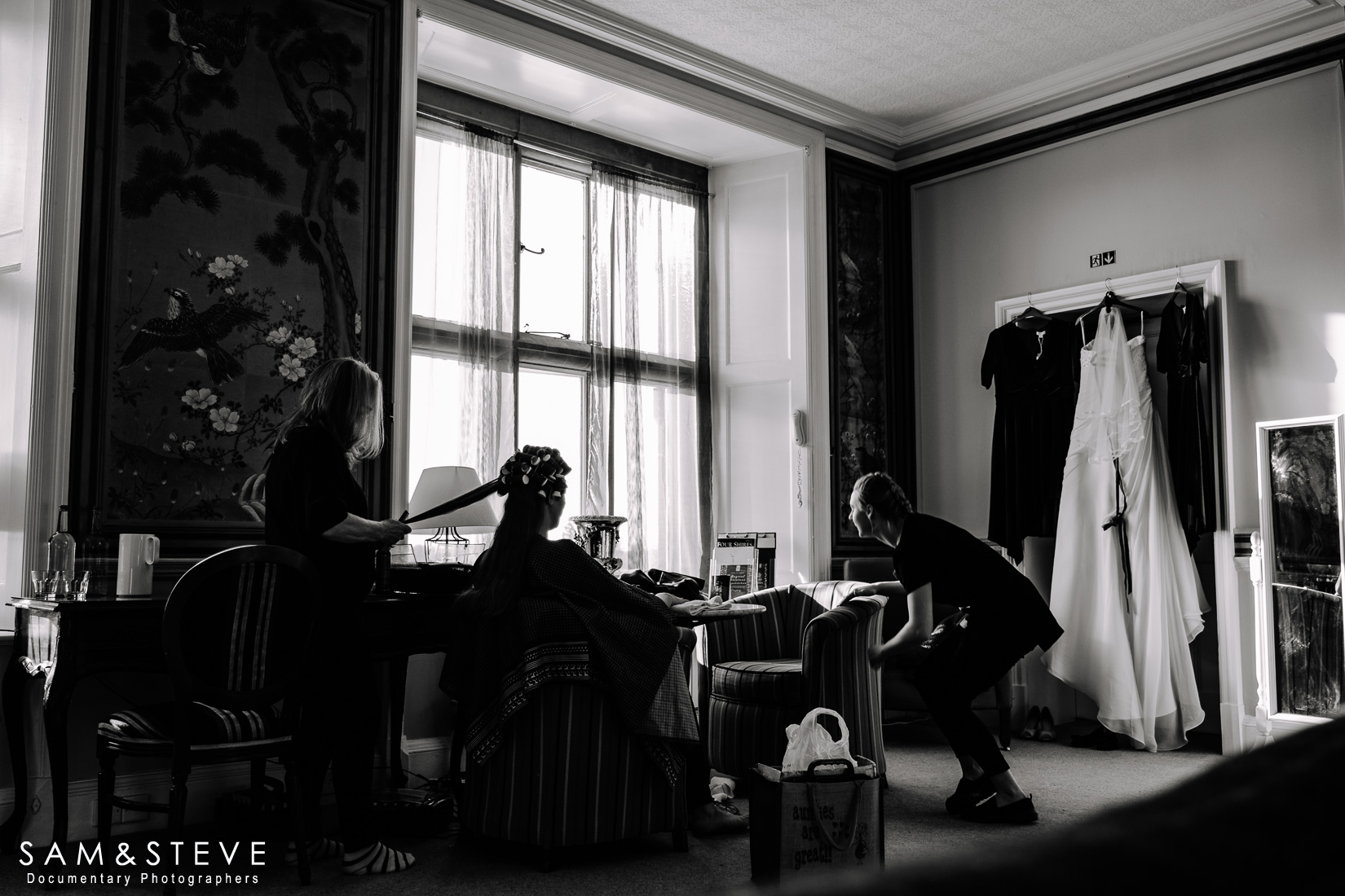 Eynsham Hall Wedding Photography of Lisa and Ash's wedding by Sam and Steve Photography