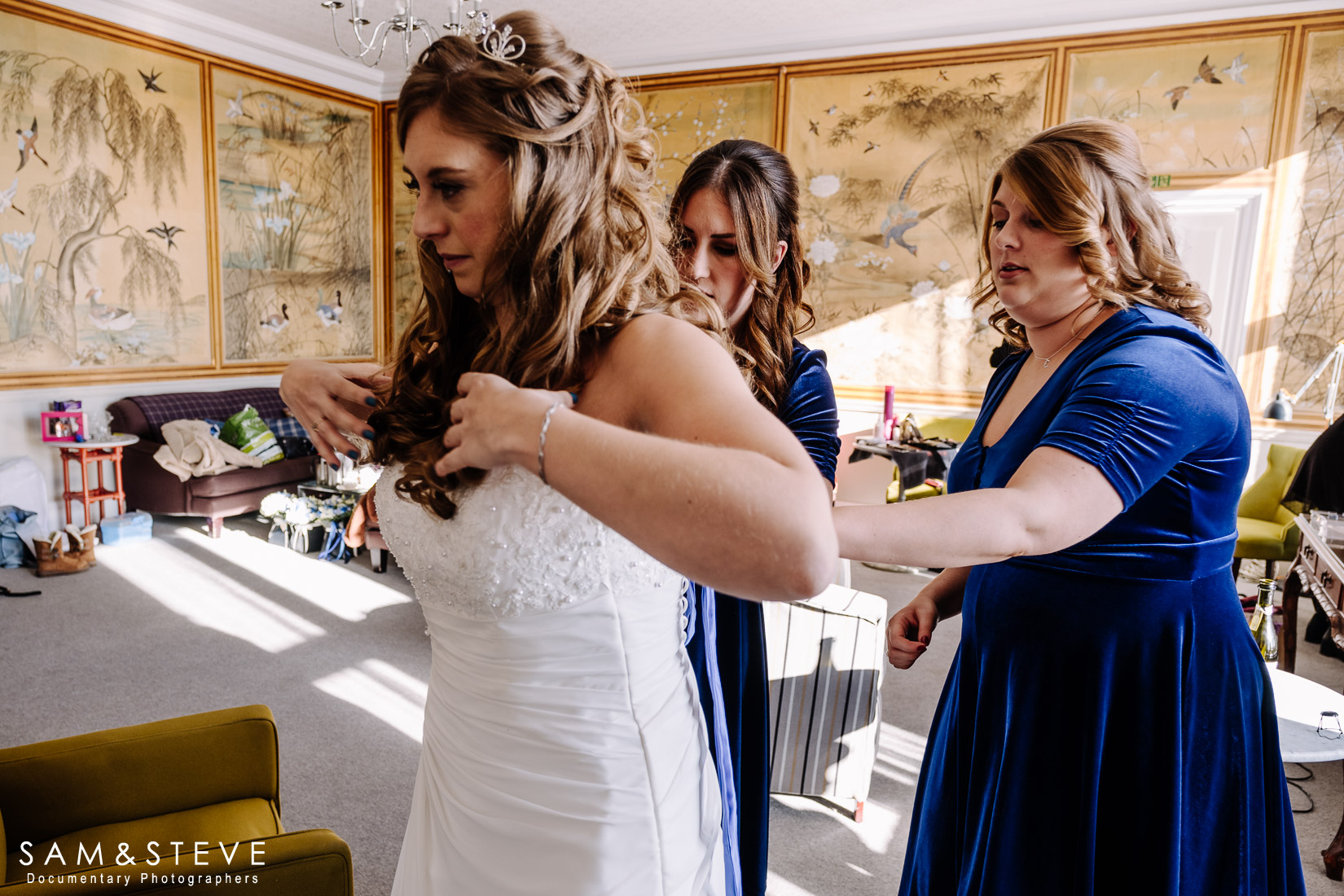 Eynsham Hall Wedding Photography of Lisa and Ash's wedding by Sam and Steve Photography