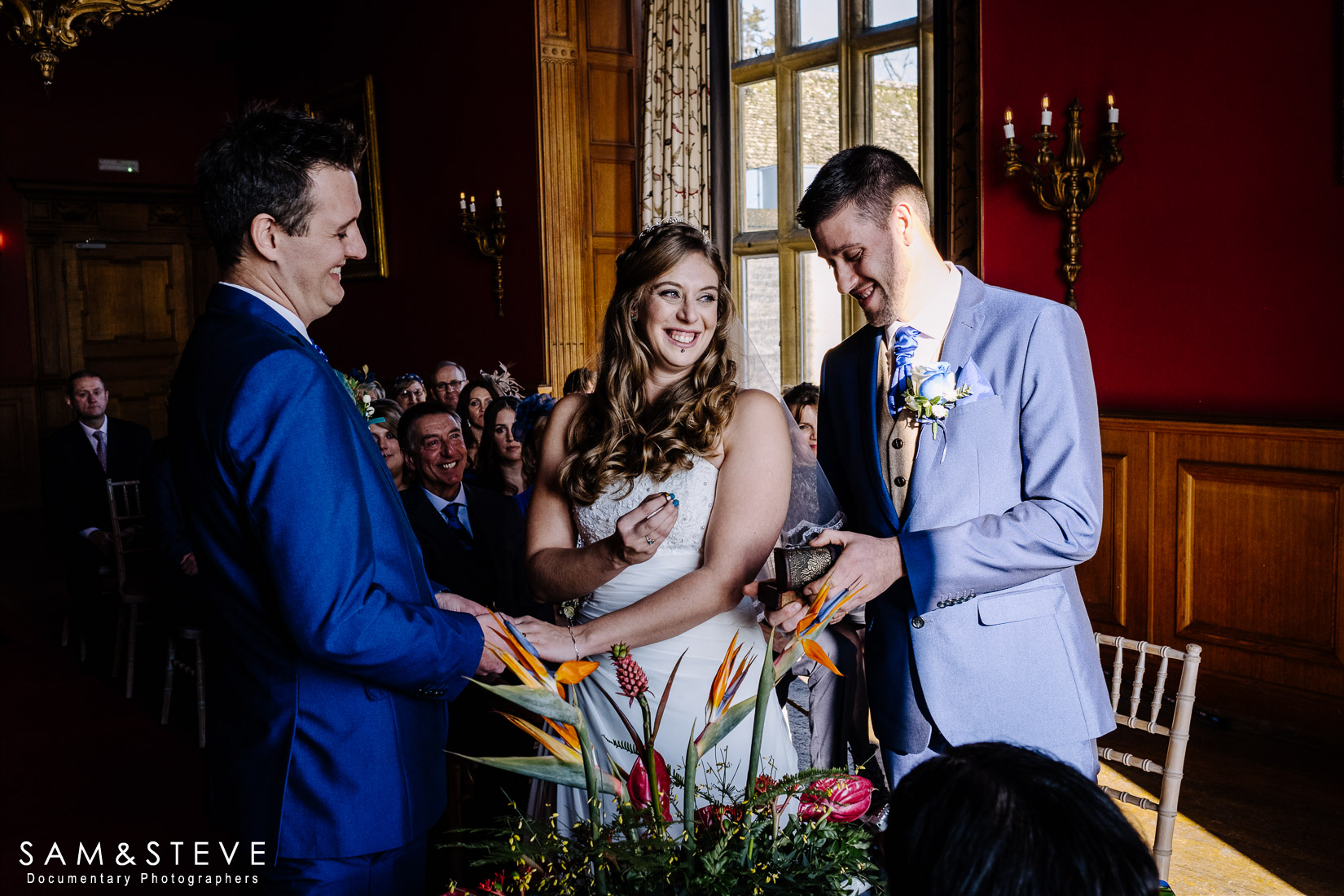 Eynsham Hall Wedding Photography of Lisa and Ash's wedding by Sam and Steve Photography