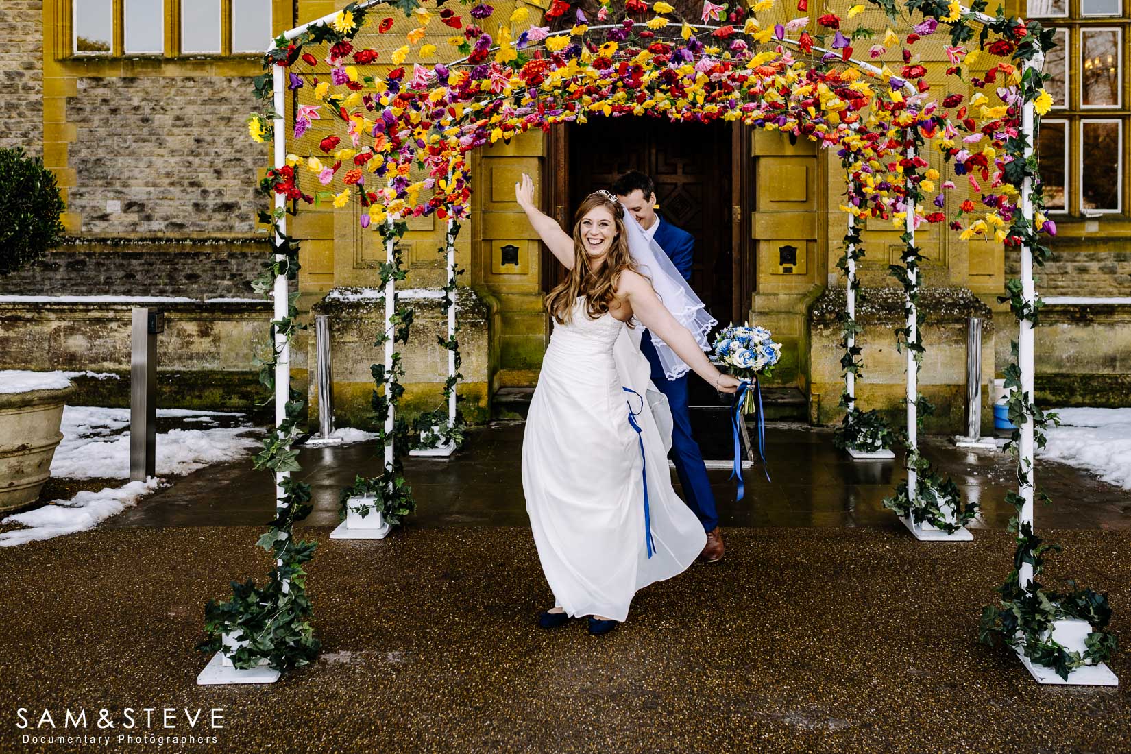 Eynsham Hall Wedding Photography of Lisa and Ash's wedding by Sam and Steve Photography