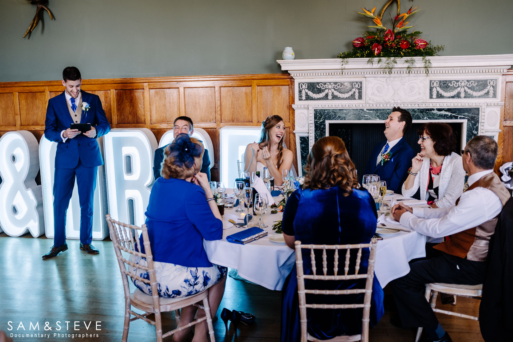 Eynsham Hall Wedding Photography of Lisa and Ash's wedding by Sam and Steve Photography