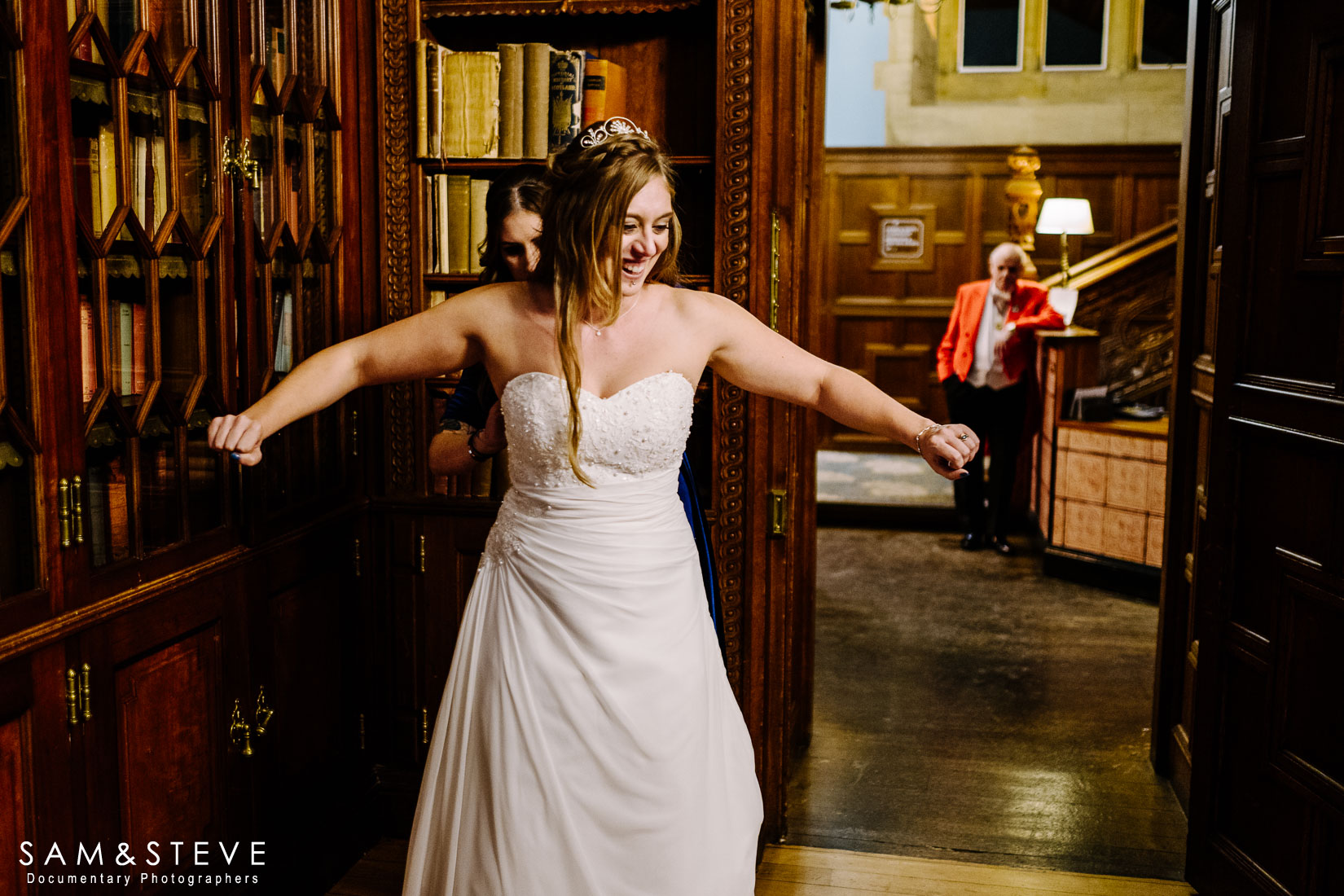Eynsham Hall Wedding Photography of Lisa and Ash's wedding by Sam and Steve Photography