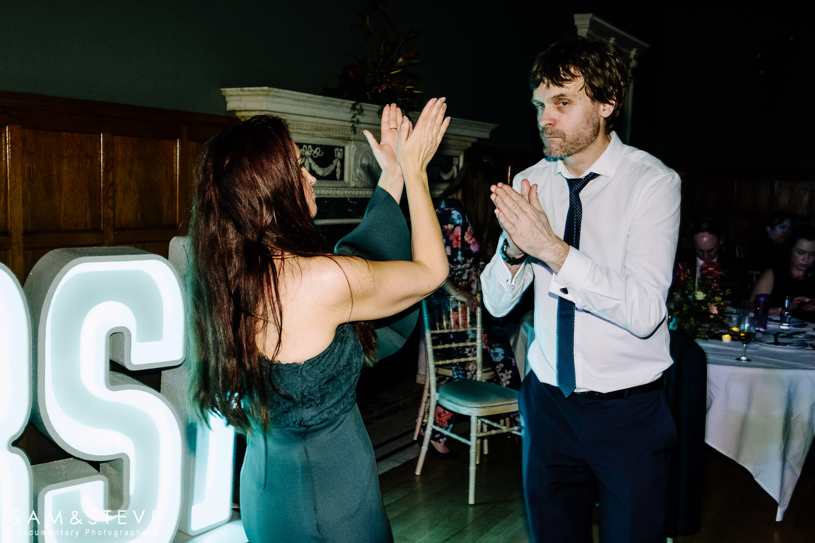Eynsham Hall Wedding Photography of Lisa and Ash's wedding by Sam and Steve Photography