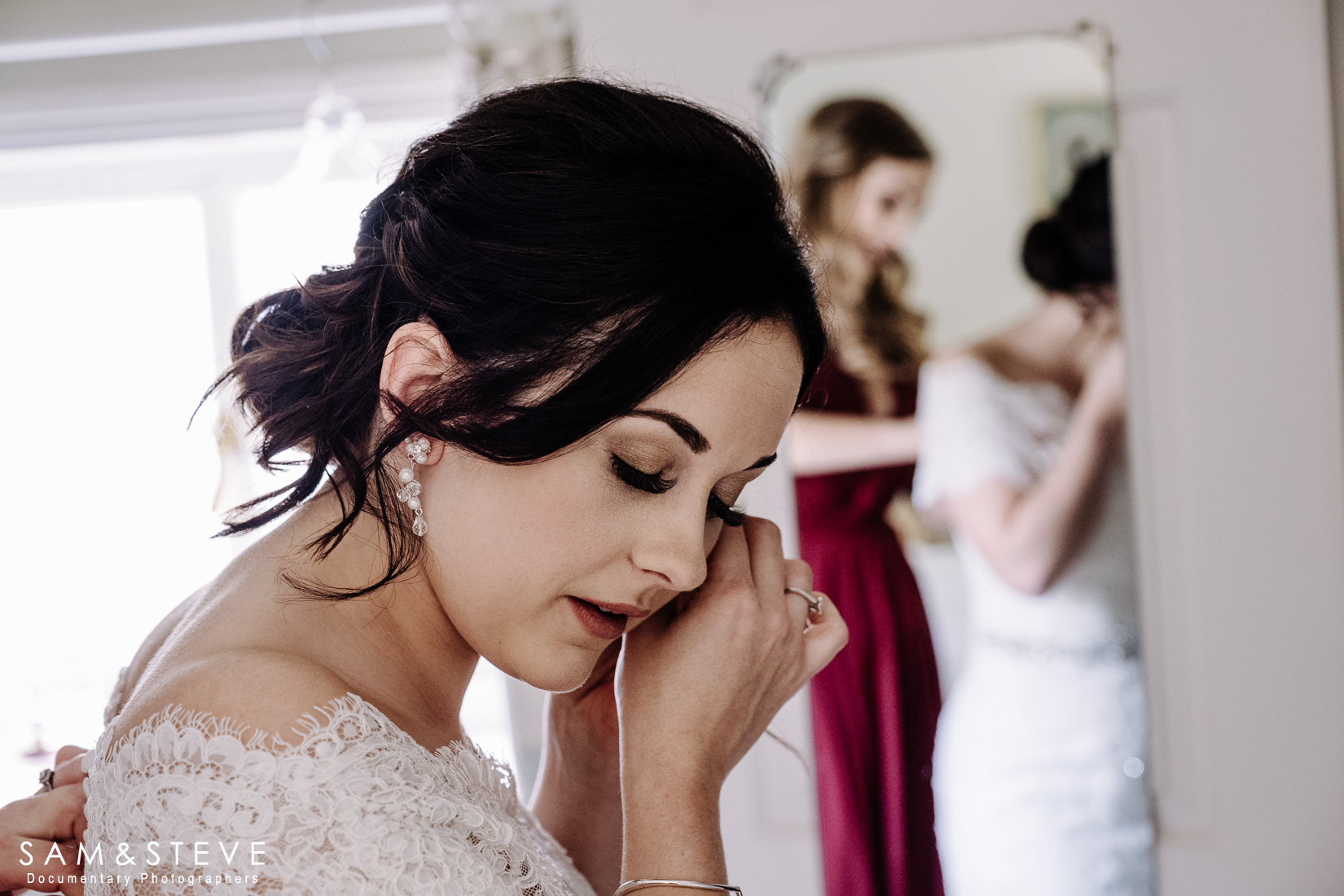 Cripps Barn Wedding Photography of Hayley and Thomas's wedding by Sam and Steve Photography