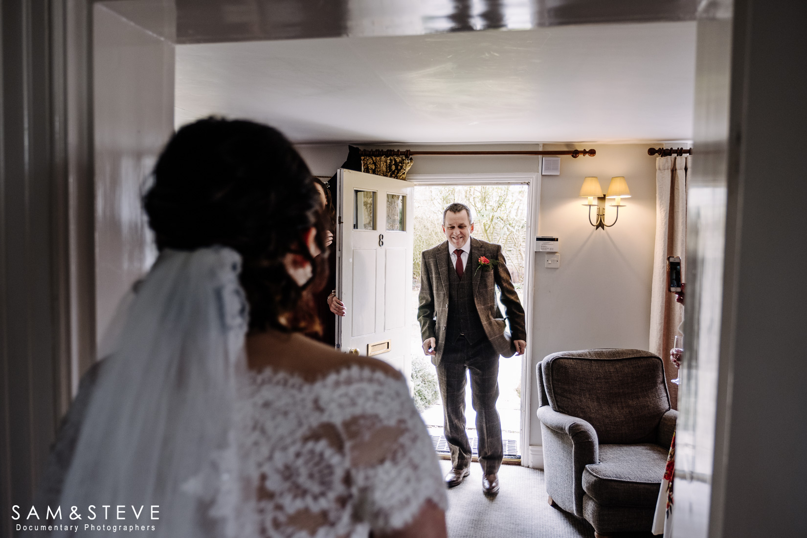 Cripps Barn Wedding Photography of Hayley and Thomas's wedding by Sam and Steve Photography