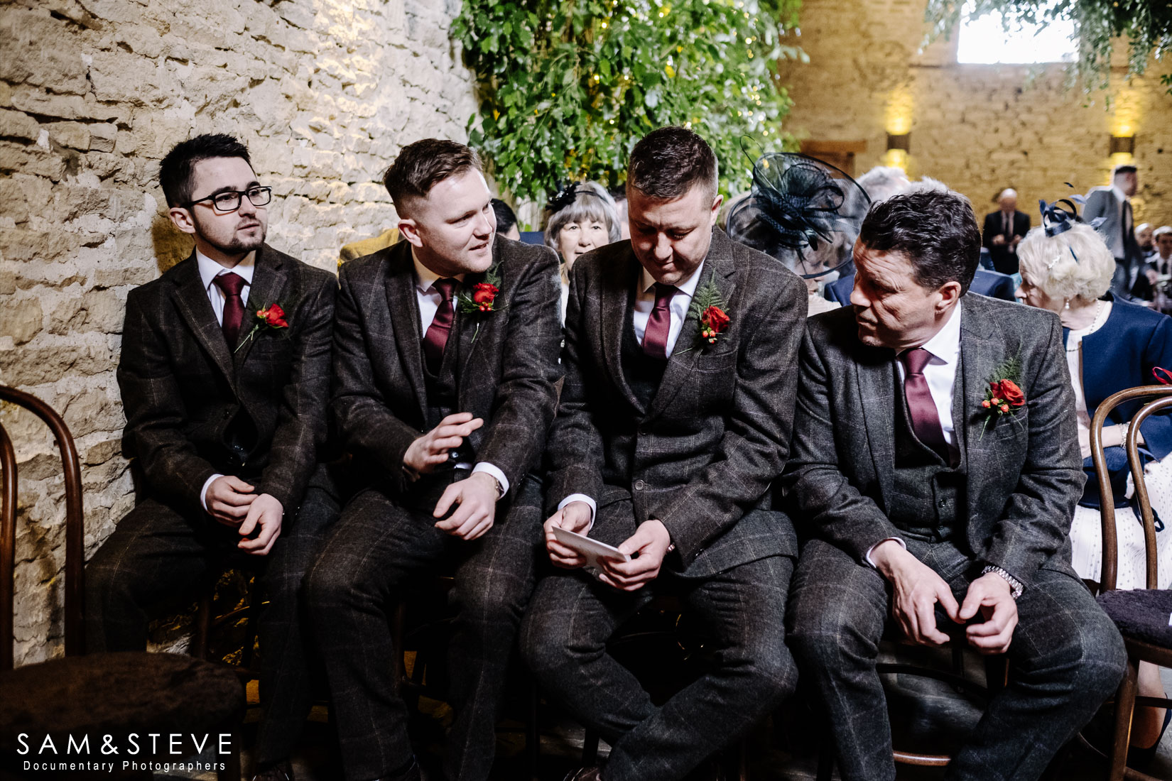 Cripps Barn Wedding Photography of Hayley and Thomas's wedding by Sam and Steve Photography