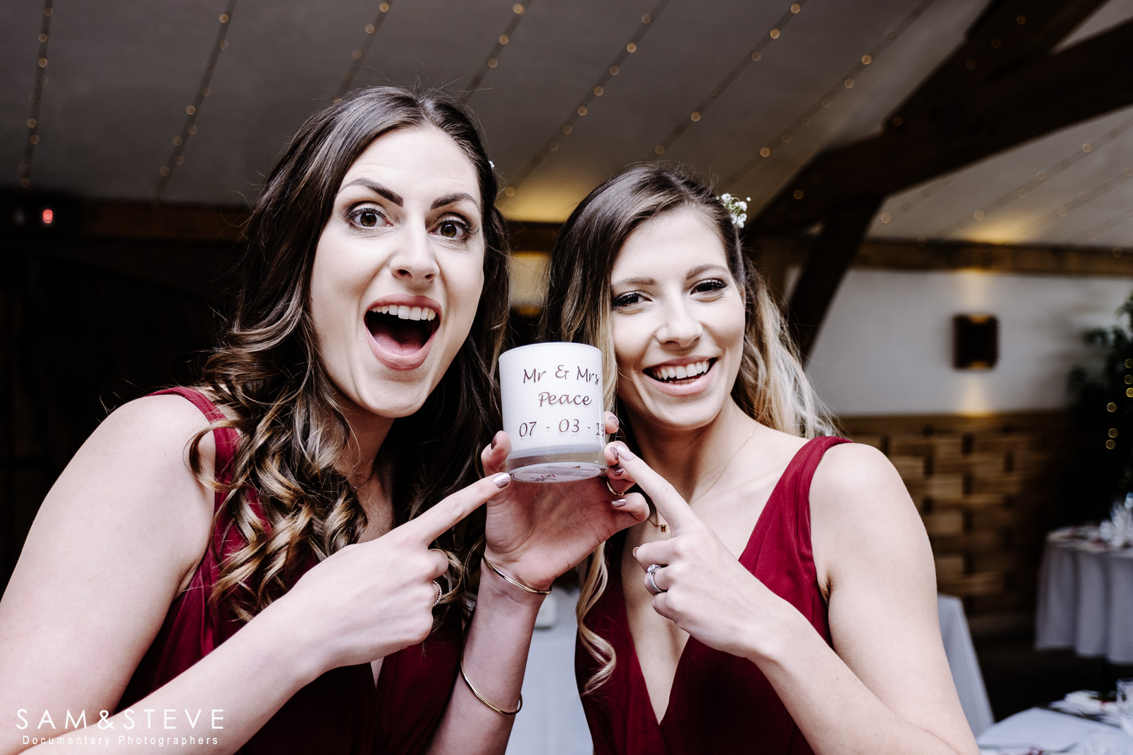 Cripps Barn Wedding Photography of Hayley and Thomas's wedding by Sam and Steve Photography