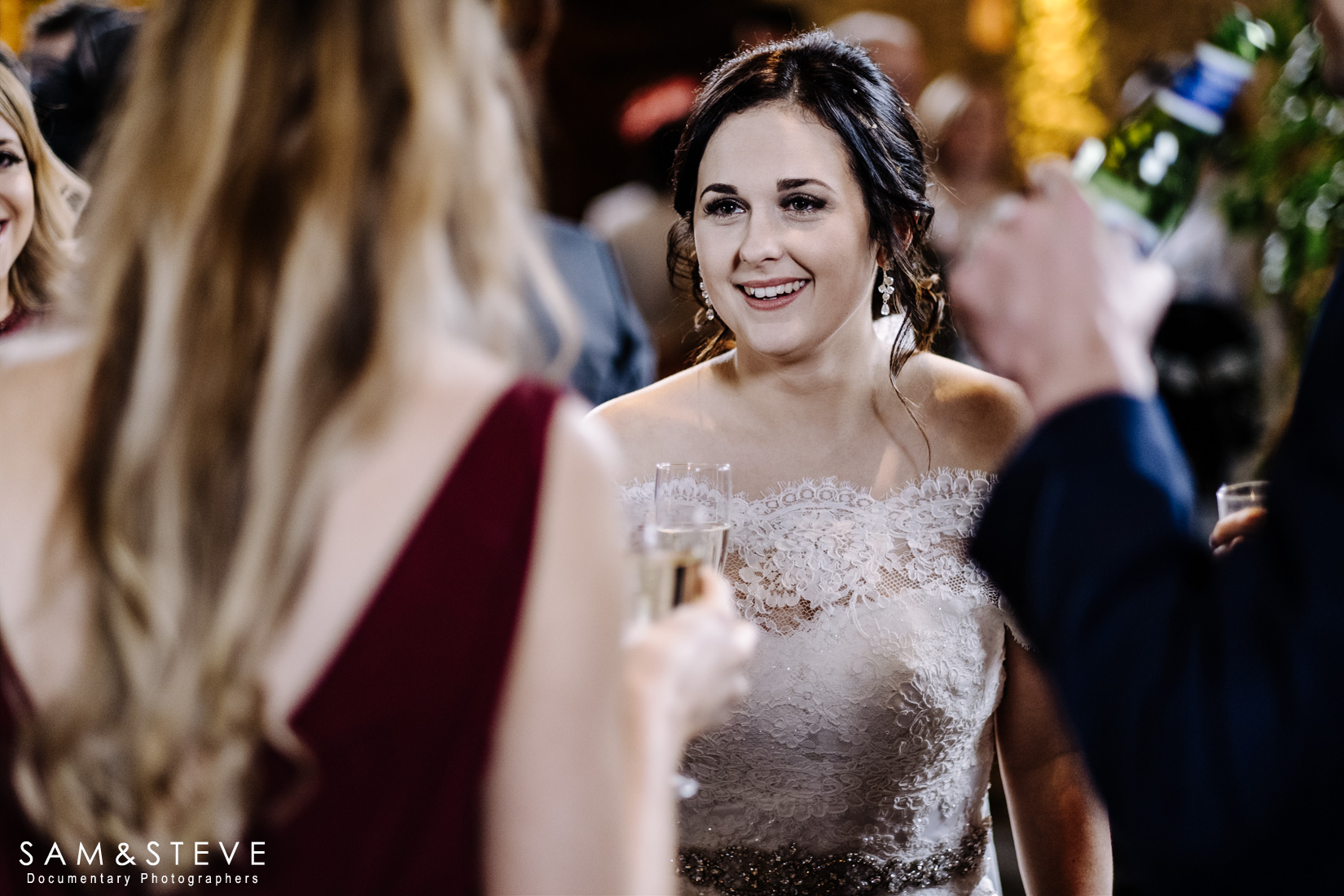 Cripps Barn Wedding Photography of Hayley and Thomas's wedding by Sam and Steve Photography