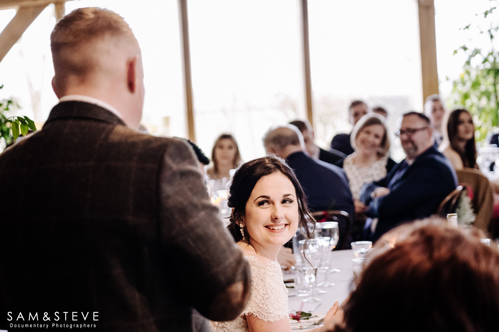Cripps Barn Wedding Photography of Hayley and Thomas's wedding by Sam and Steve Photography