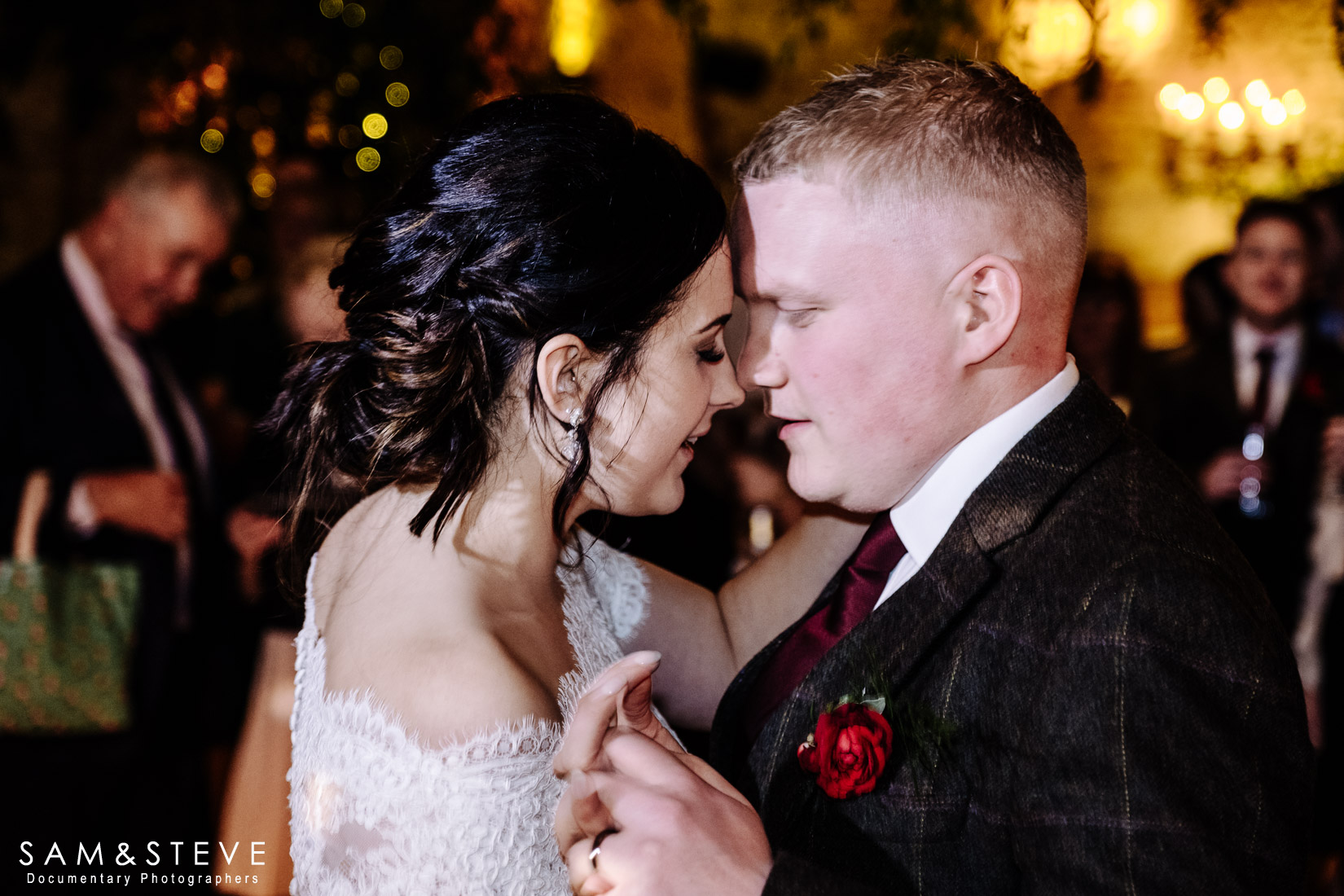 Cripps Barn Wedding Photography of Hayley and Thomas's wedding by Sam and Steve Photography