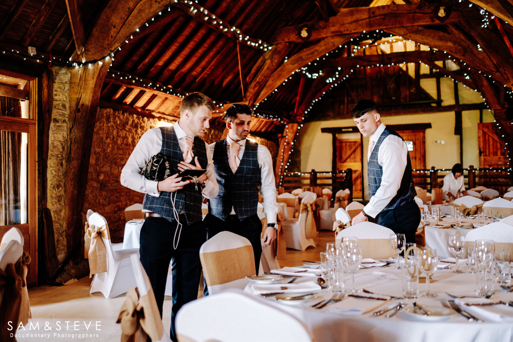 Notley Tythe Barn Wedding Photography, Josie and Rick by Sam and Steve Photography