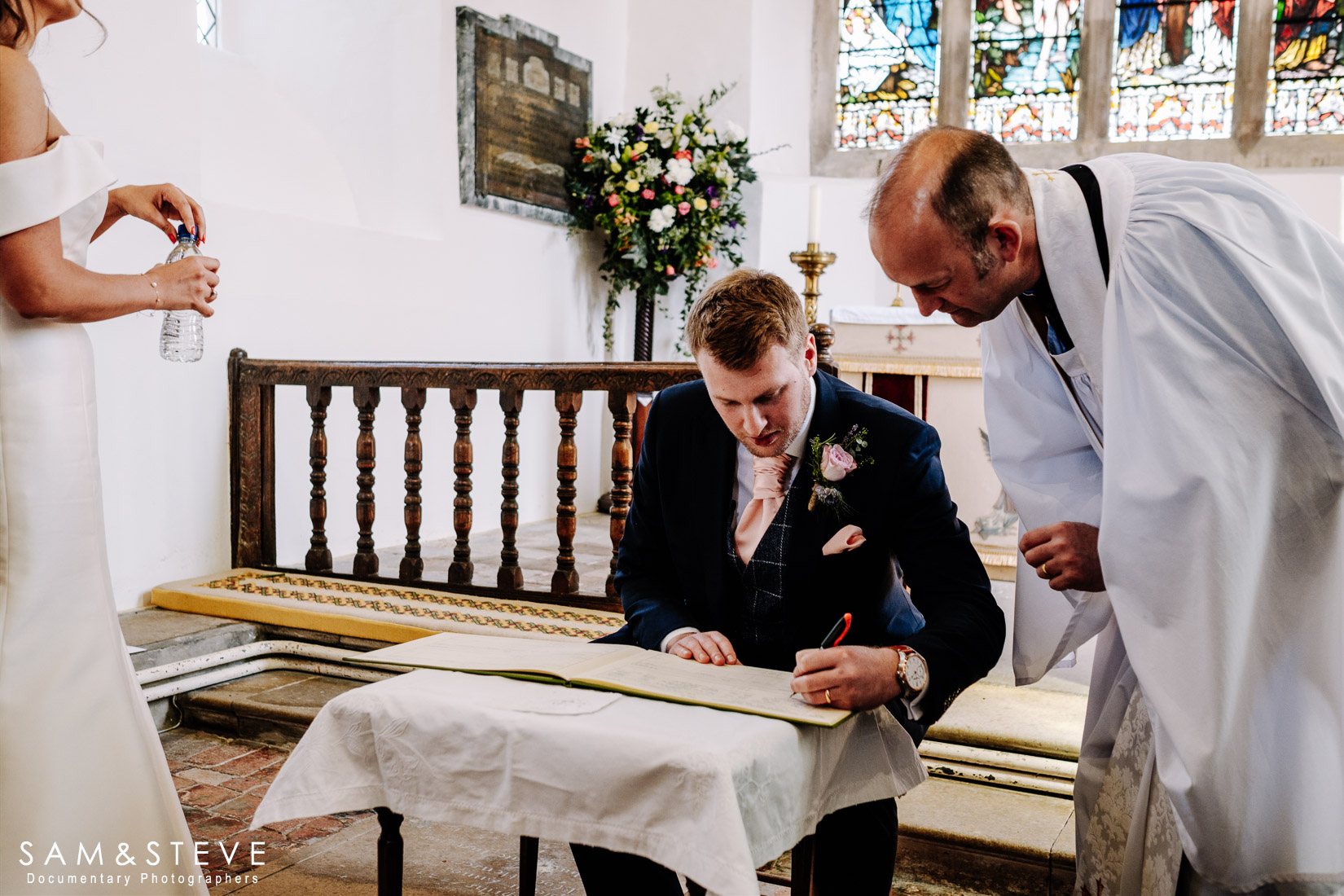 Notley Tythe Barn Wedding Photography, Josie and Rick by Sam and Steve Photography