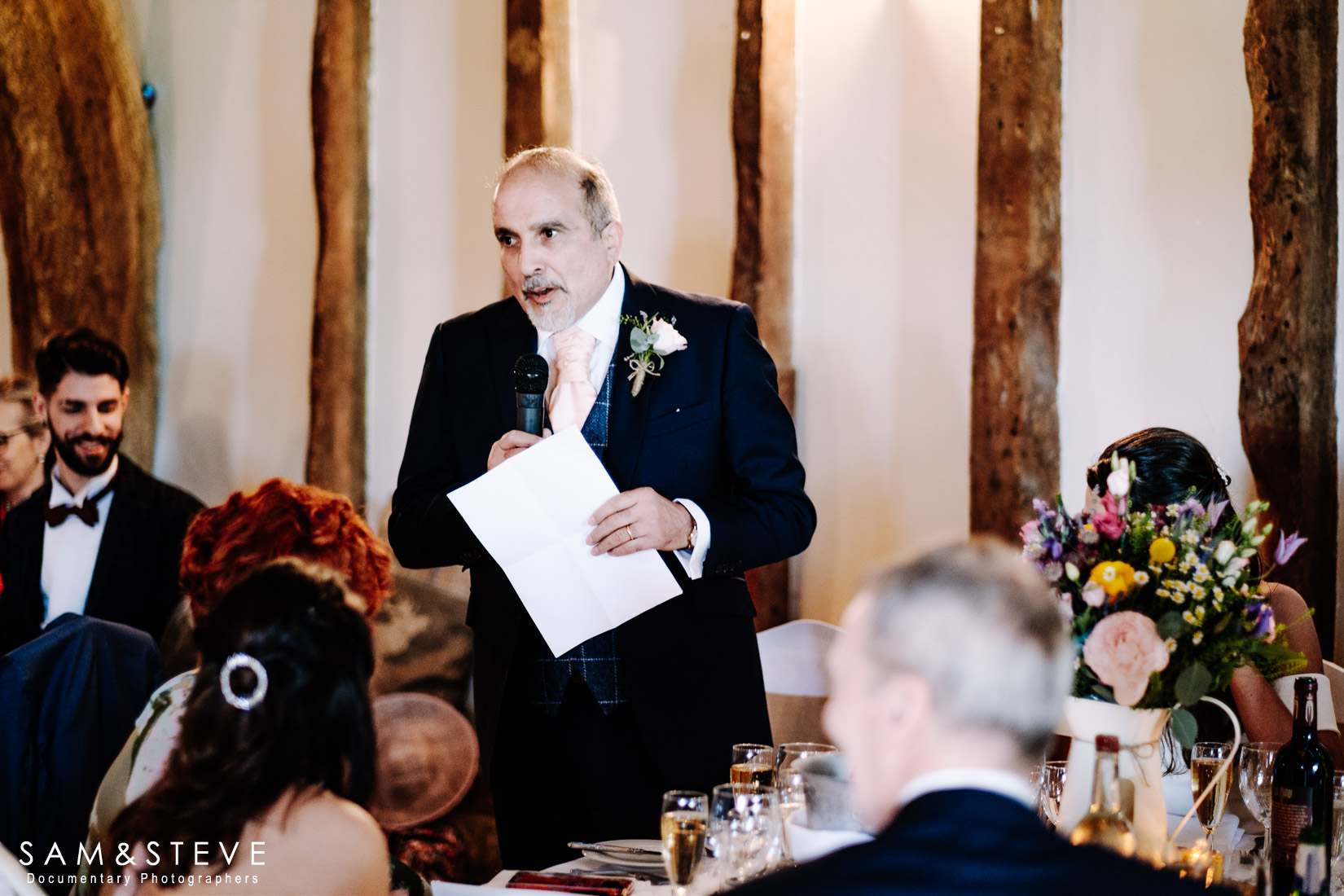 Notley Tythe Barn Wedding Photography, Josie and Rick by Sam and Steve Photography