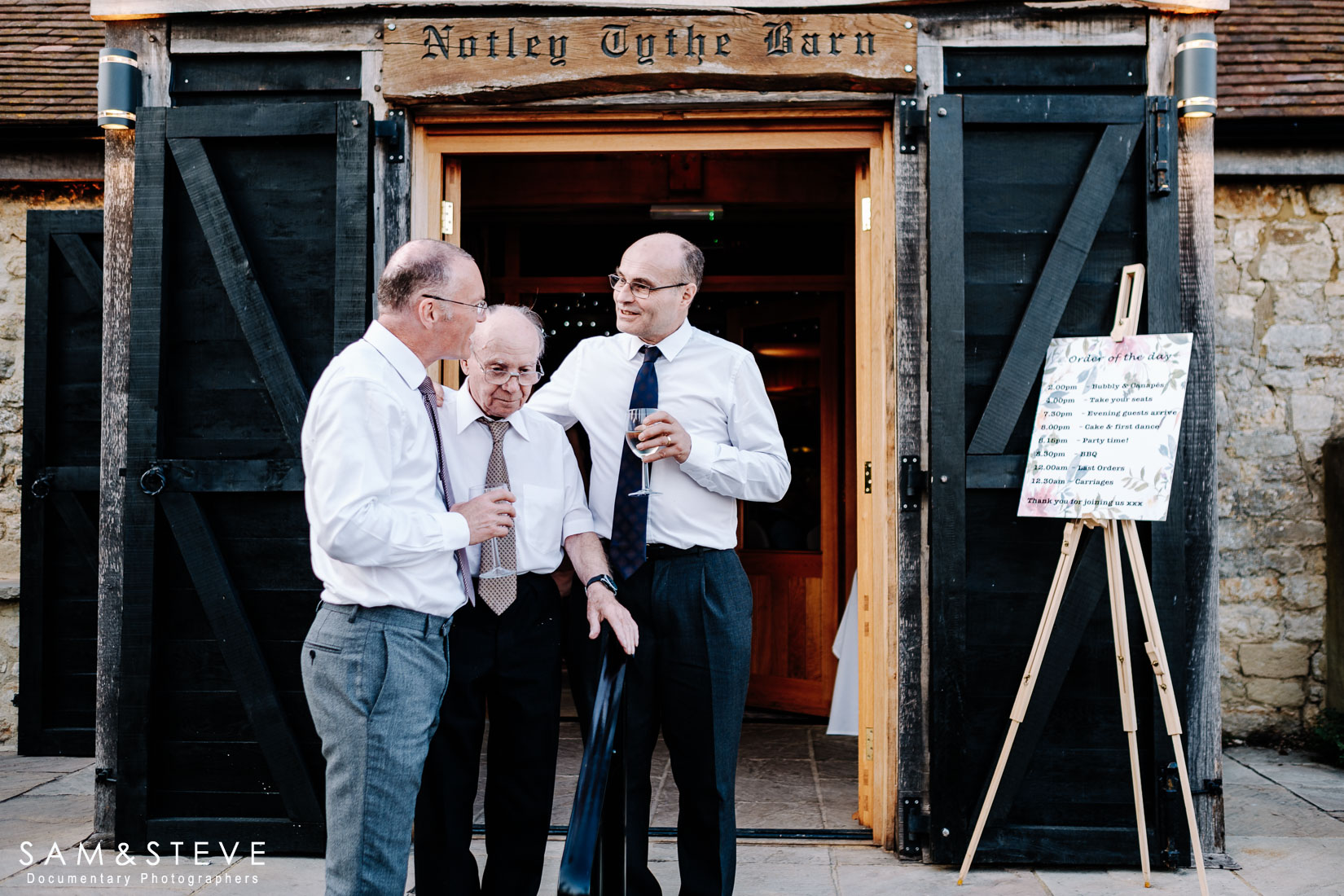 Notley Tythe Barn Wedding Photography, Josie and Rick by Sam and Steve Photography