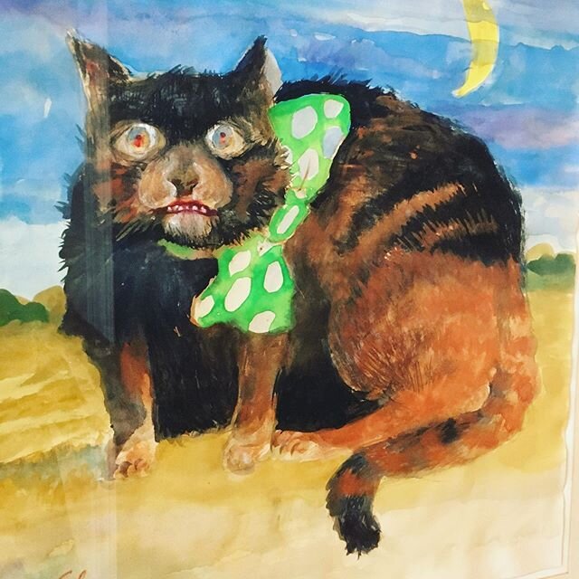 Recent addition to the Rare and Important John and Jennifer Chaski Collection of Rare and Important Cat Art