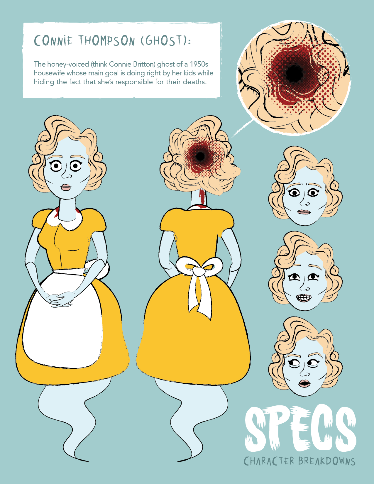 SPECS character design: Connie