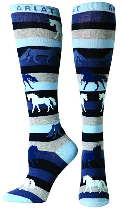 Ariat Women's Lineage Horse Knee High Socks