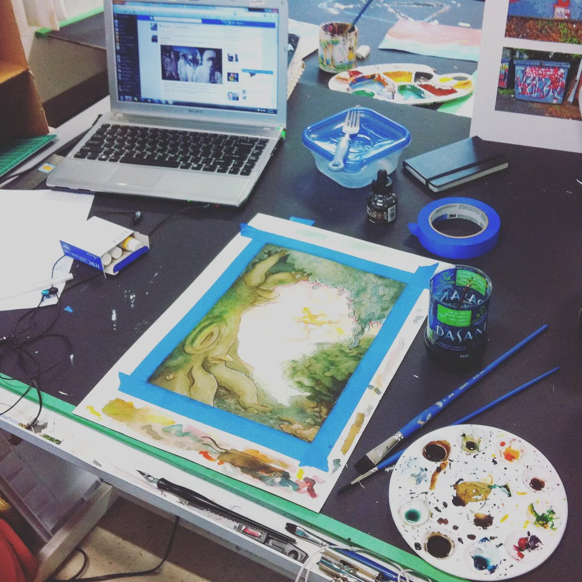 A photo from my brief stint at art school