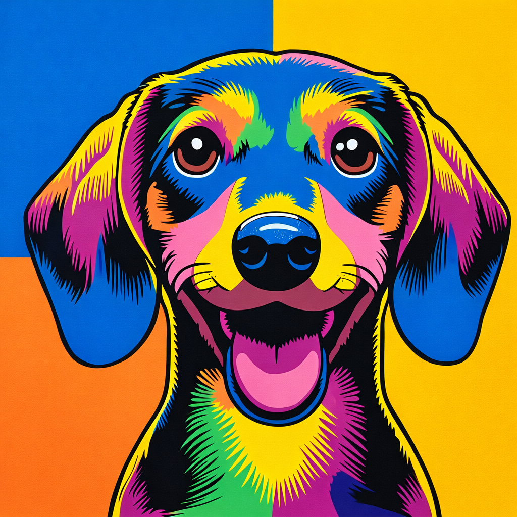 Dottie the Dachschund

 

 36 x 36 x 1.5" | acrylic on canvas