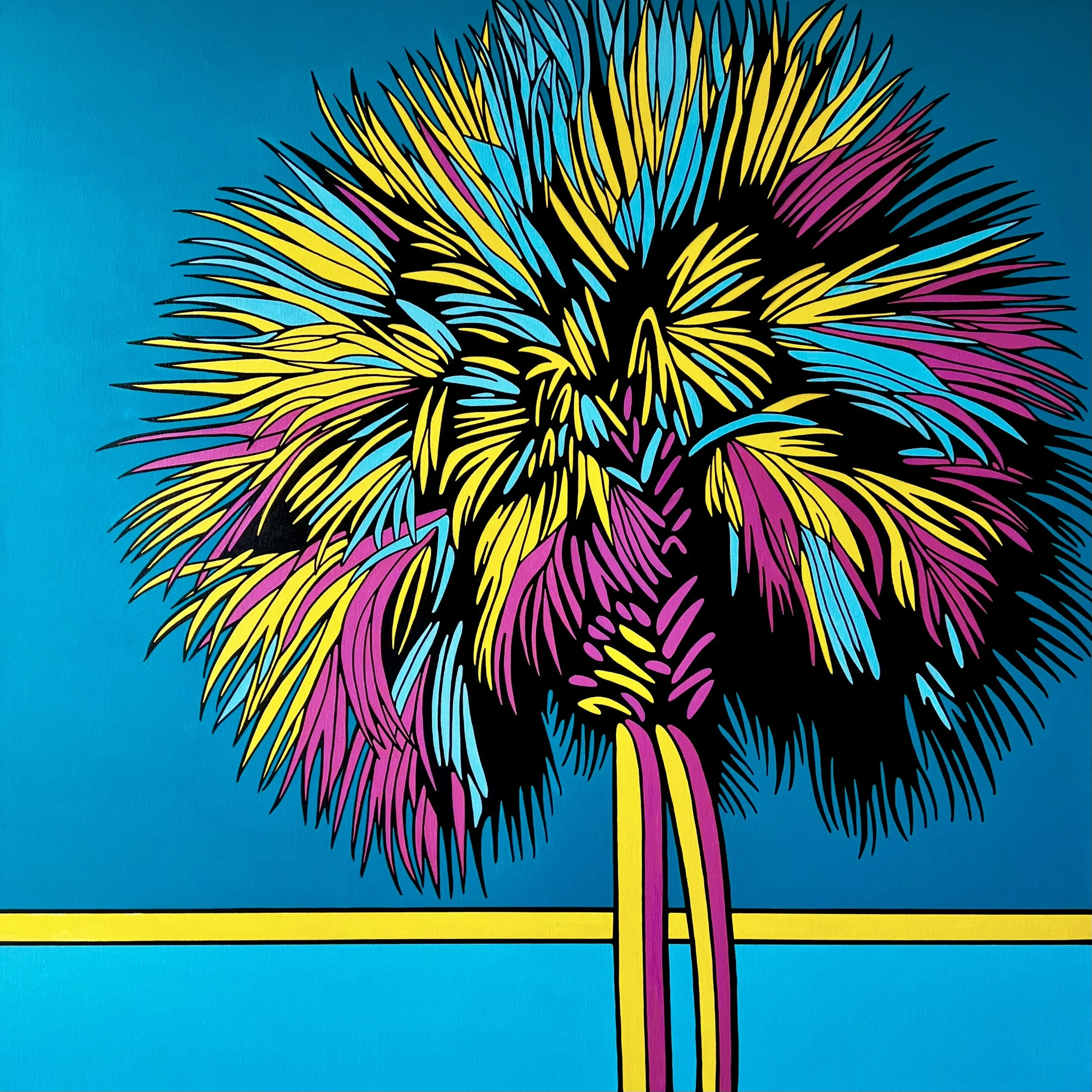 Going to Carolina

 

 36 x 36 x .5" | oil over acrylic on canvas 